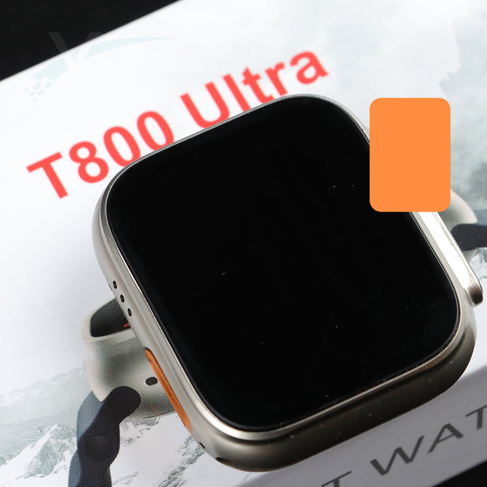 Smart Watch T800 Ultra Series 8 Ultra Smart Watch Sport Wireless Charger With Ocean Strap (random Color)