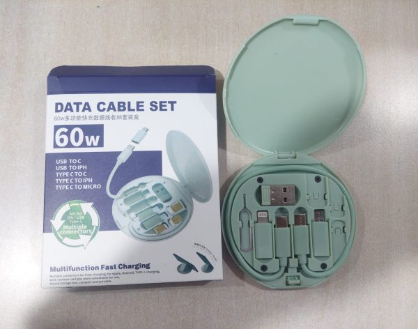 (5 In 1 ) Data Cable Set (random Colors)