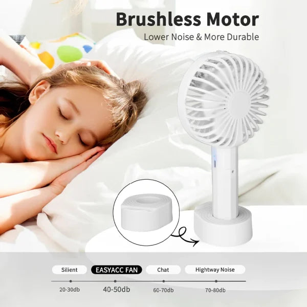 Handheld Spray Fan Creative Gift Students Portable Desktop Outdoor Humidifying Table Small Diplopore Fan