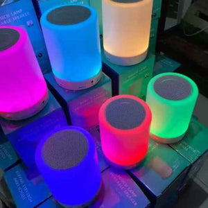 Led Touch Lamp Bluetooth Speaker – Wireless Hi Fi Speaker Light – Usb Rechargeable