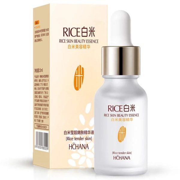 Collagen White Rice Face Serum Infused With Hyaluronic Acid Essence For Pore Refinement, Moisture Balance, Oil Control, Anti-wrinkle Defense, And Skin Brightening