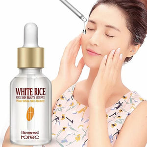 Collagen White Rice Face Serum Infused With Hyaluronic Acid Essence For Pore Refinement, Moisture Balance, Oil Control, Anti-wrinkle Defense, And Skin Brightening