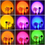 Sunset Lamp Remote Control Sunset Projection Lamp With 16Beautiful Colours