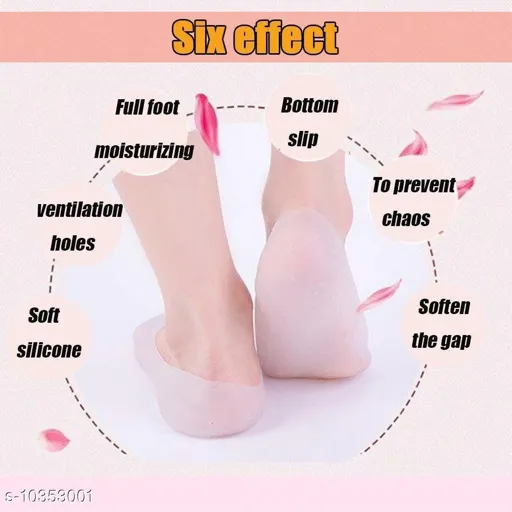 Full Heel Pain Anti Crack Silicone Set Anti Crack Full Length Socks – Pair