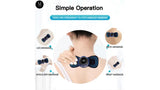 Mini Body Massager Pulse Neck Pain Relief Ems Butterfly Body Massager Men & Women