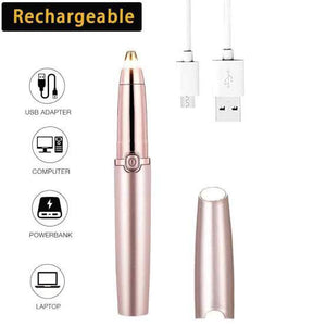 Flawless Usb Eyebrow Epilator, Women’s Eyebrow Razor Eyebrow Hair Removal Electric Eyebrow Shaver (rechargable)