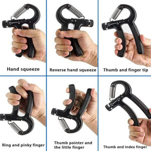 Hand Grip Strengthener Adjustable Resistance Wrist Strengthener Forearm Gripper Hand Workout Squeezer Grip Strength Trainer(random Colour) Made In China