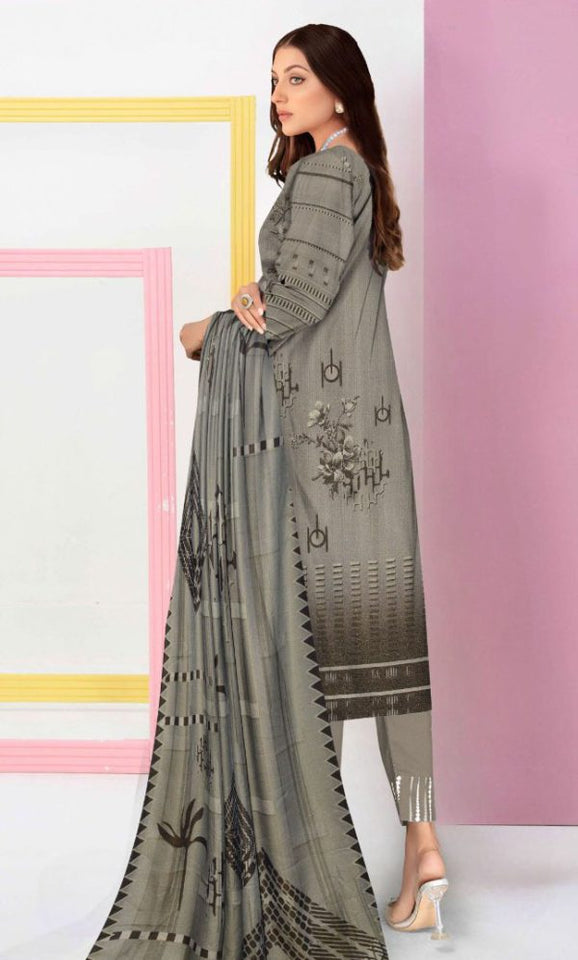 Bareeza Shamrey Unstitched L 3 Pieces Casual Wear | Winter 23