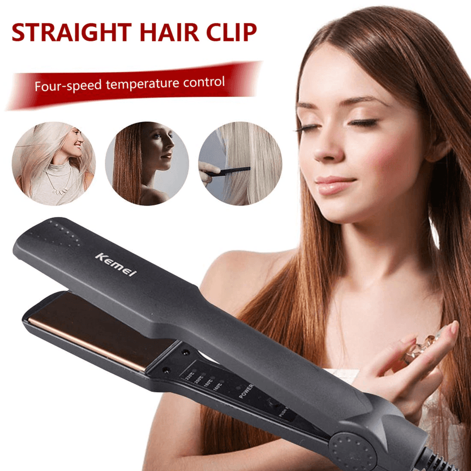 Professional Hair Straightener km329 Straightner with Temperature Control - beautysweetie